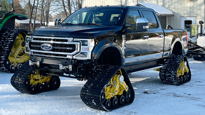 175-YS3 Series Tracks on a Ford F-150