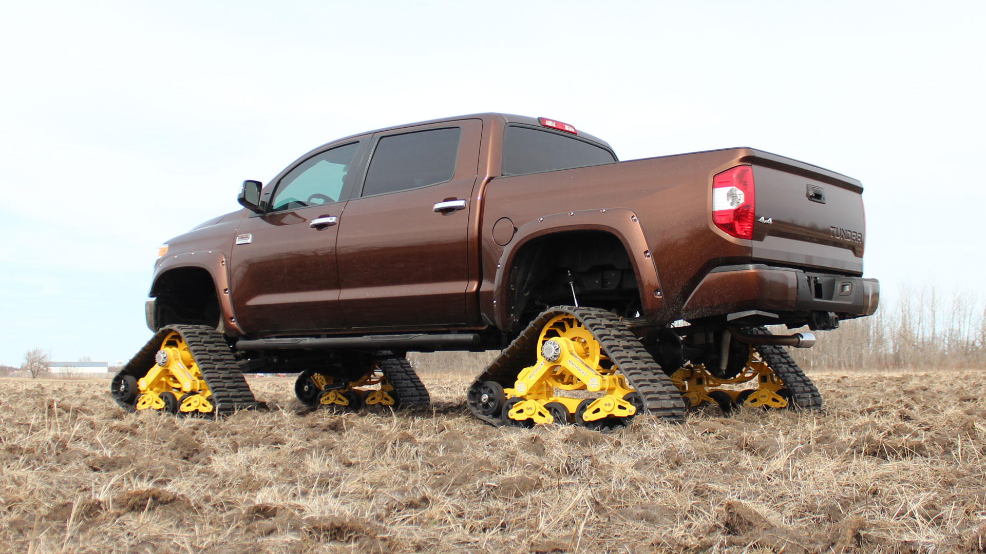 105 Tracks on a Toyota Tundra