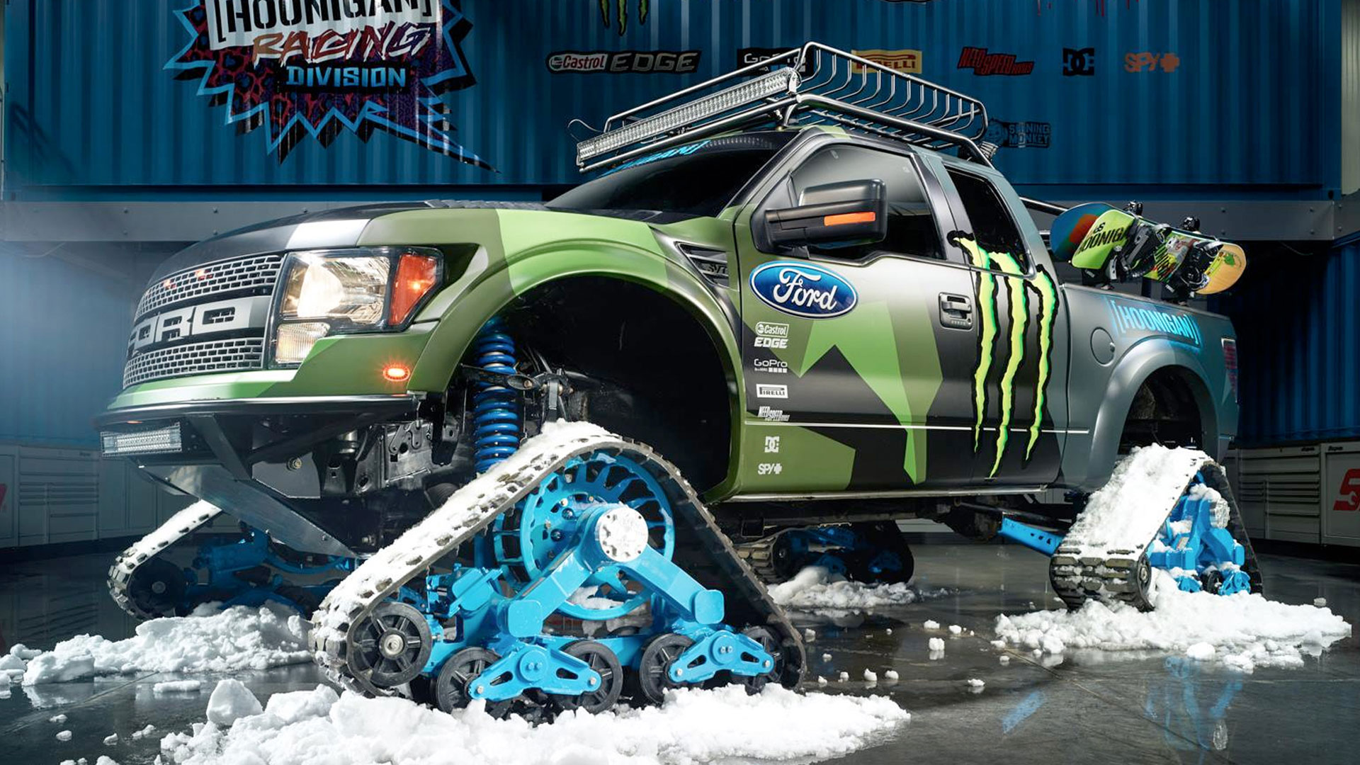 105 Tracks on Ken Block's Ford RaptorTRAX