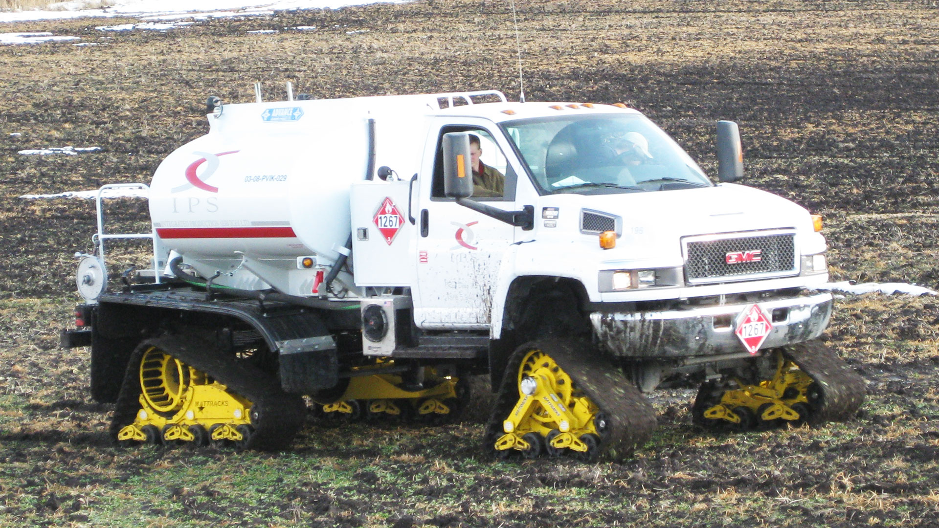 200 Tracks on a GMC C5500