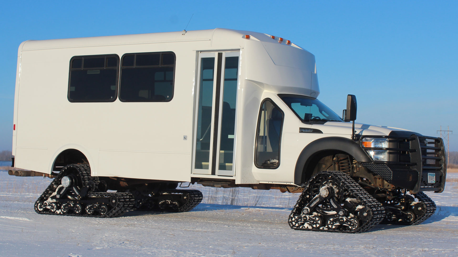 200-SM Tracks on a Ford F-550