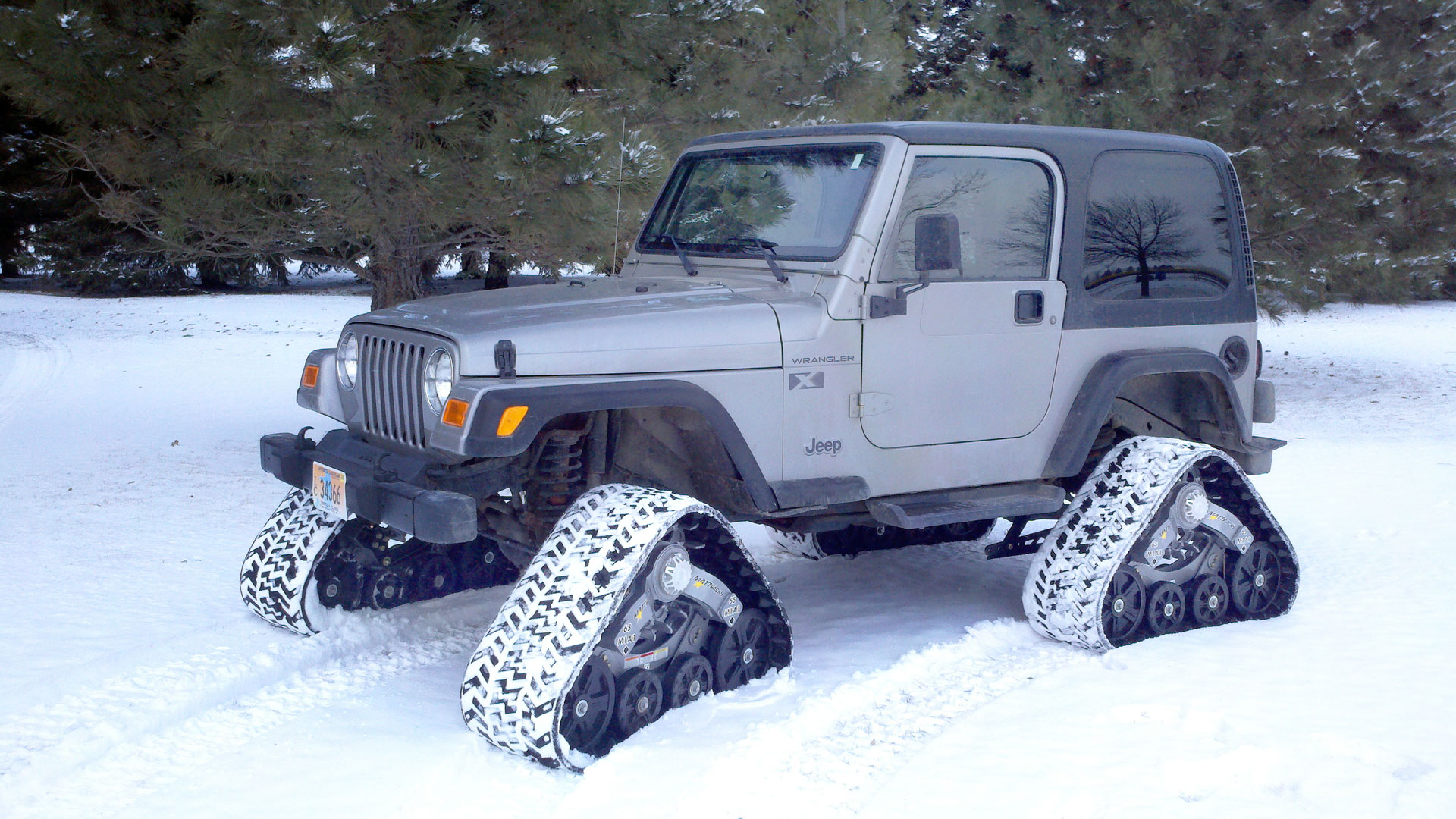 65 Tracks on a Jeep Wrangler