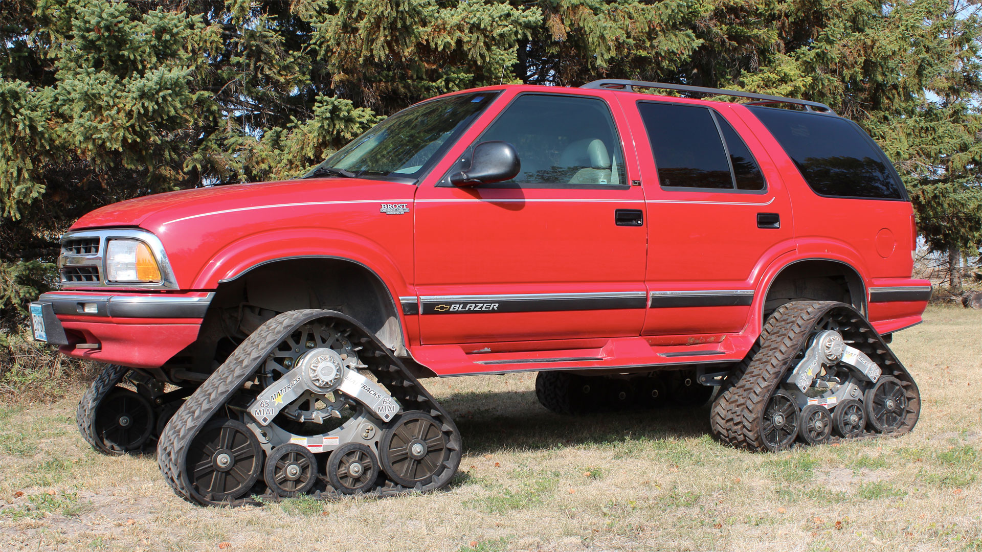 65 Tracks on a Jeep Blazer