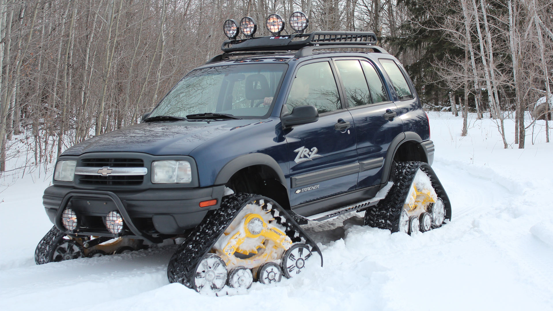 65 Tracks on a Chevy Tracker ZR-2