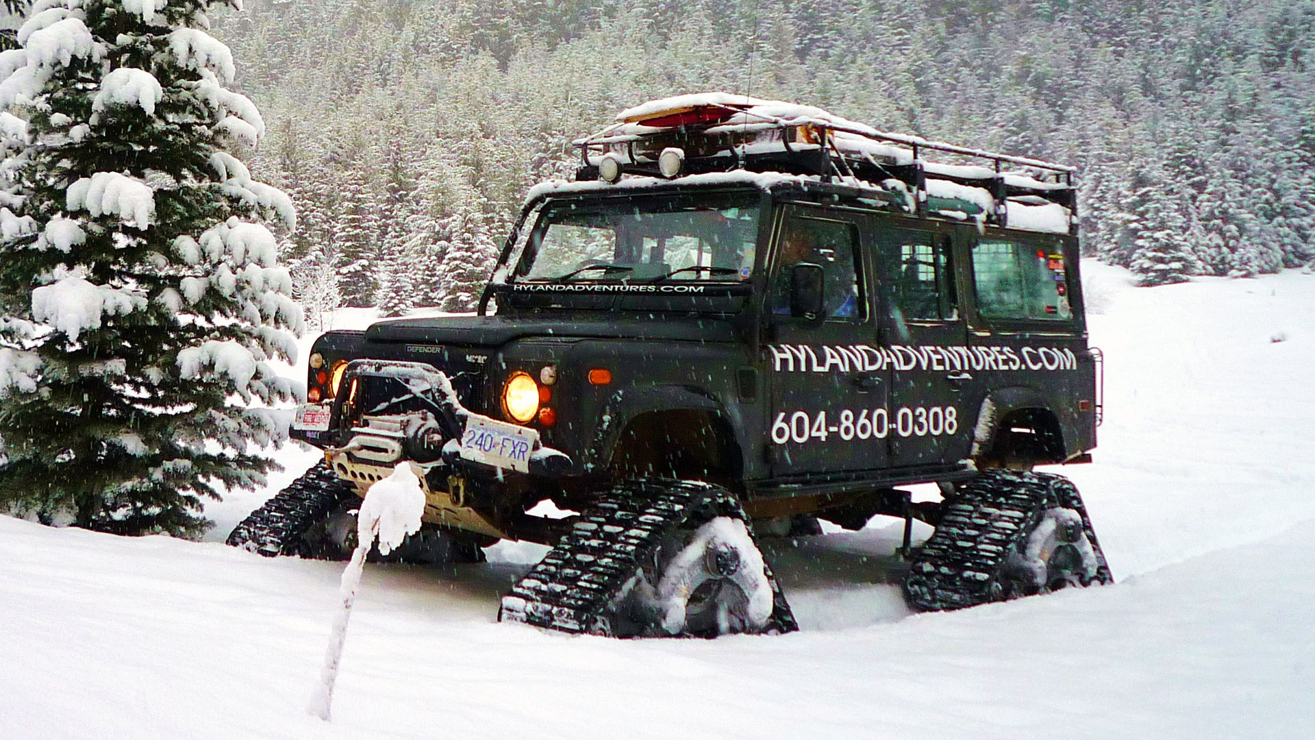 88 Tracks on a Land Rover Defender