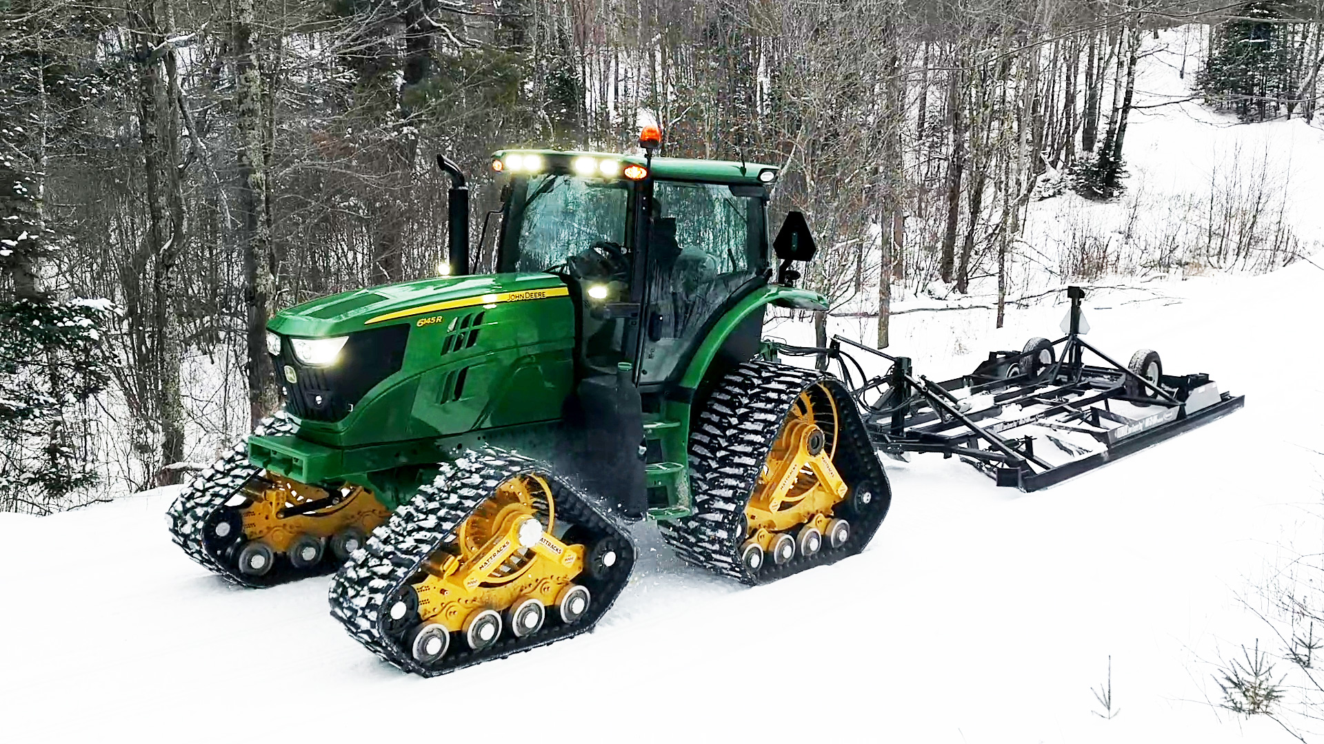 9000L-FG-2030 Series Tracks on a John Deere 6145R