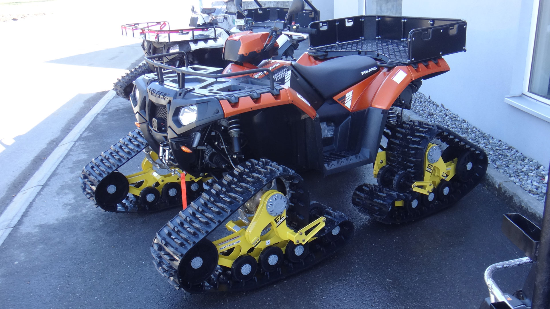 EZ Tracks on a Polaris Sportsman