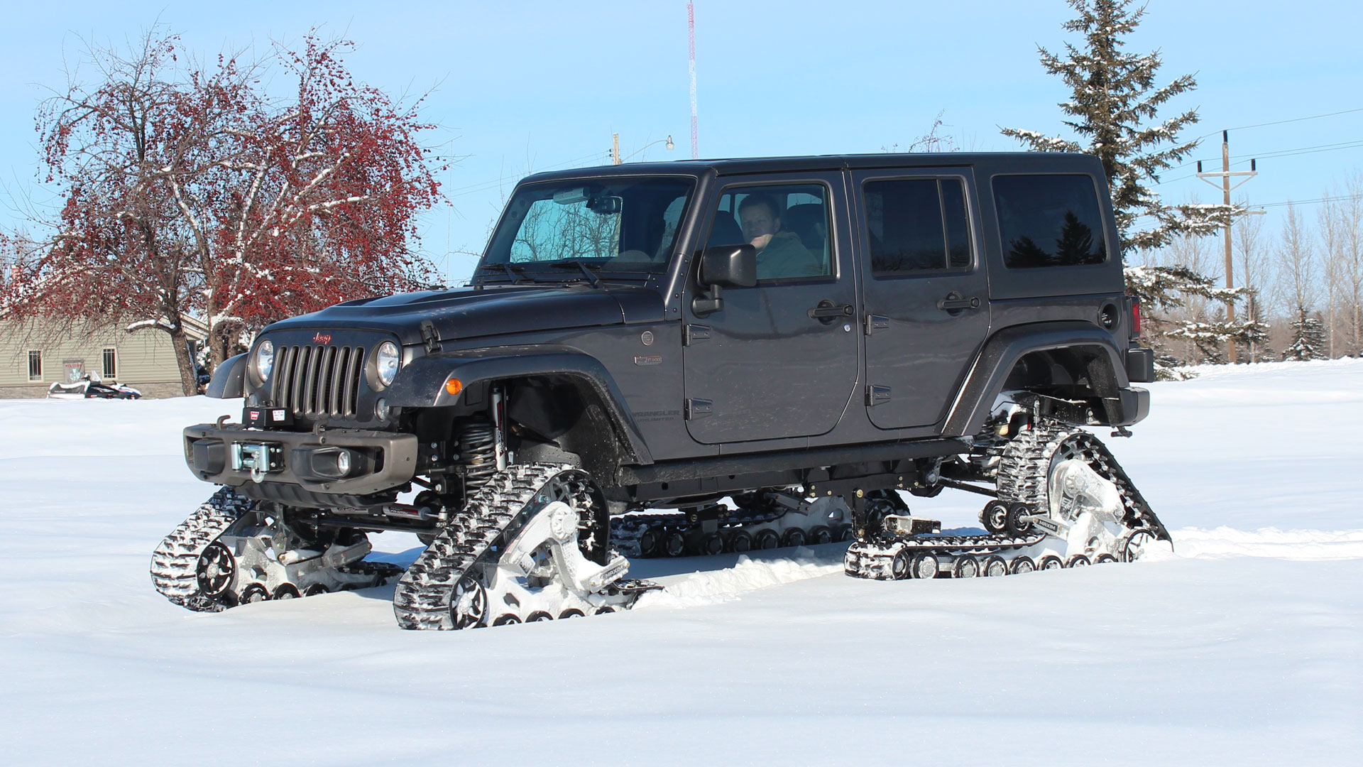 EZ Tracks on a Jeep Wrangler