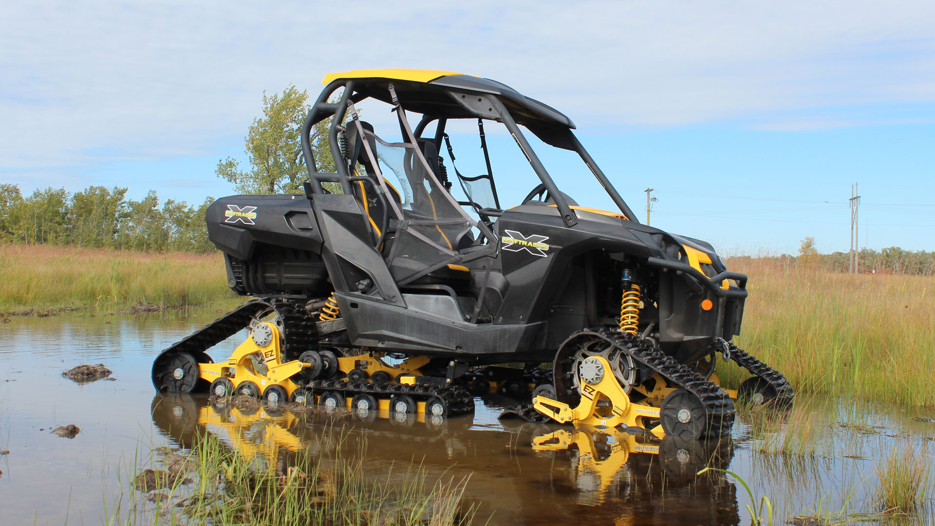 EZ Tracks on a Can-am Commander