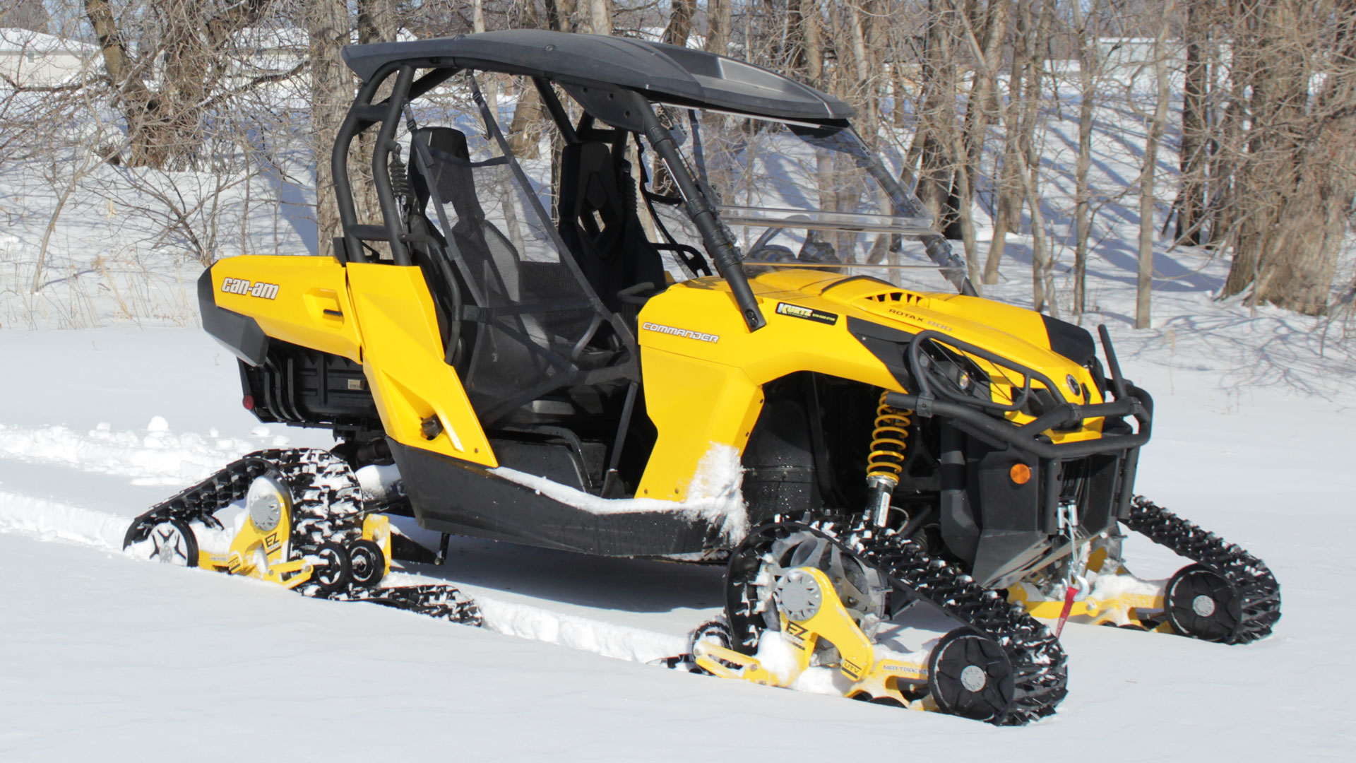 EZ Tracks on a Can-am Commander