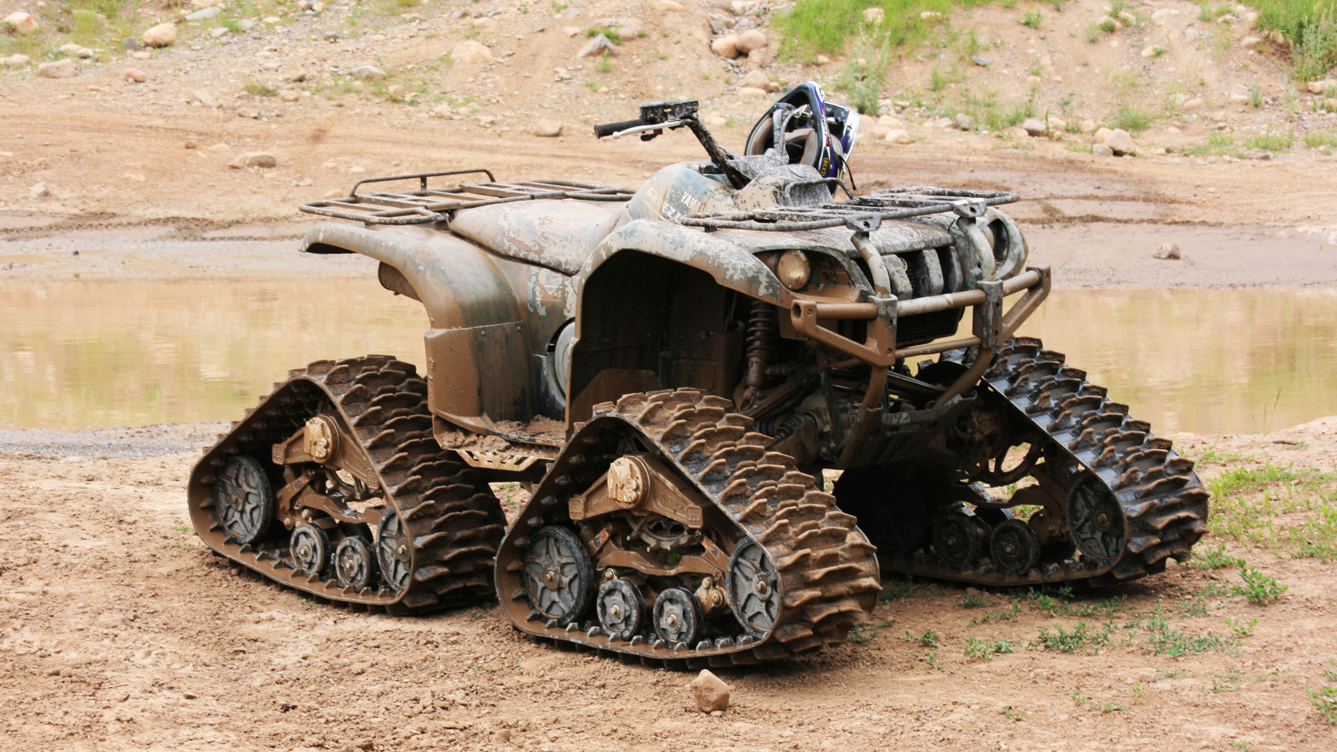 M3 Tracks on a Yamaha Grizzly