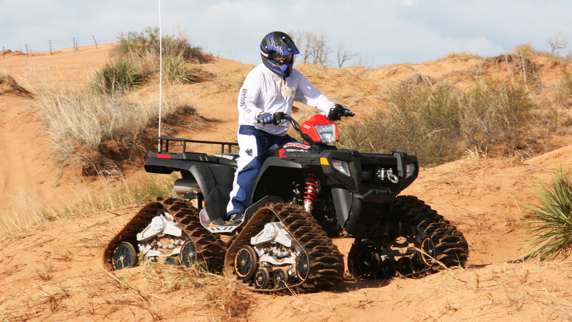 M3 Tracks on a Polaris Sportsman