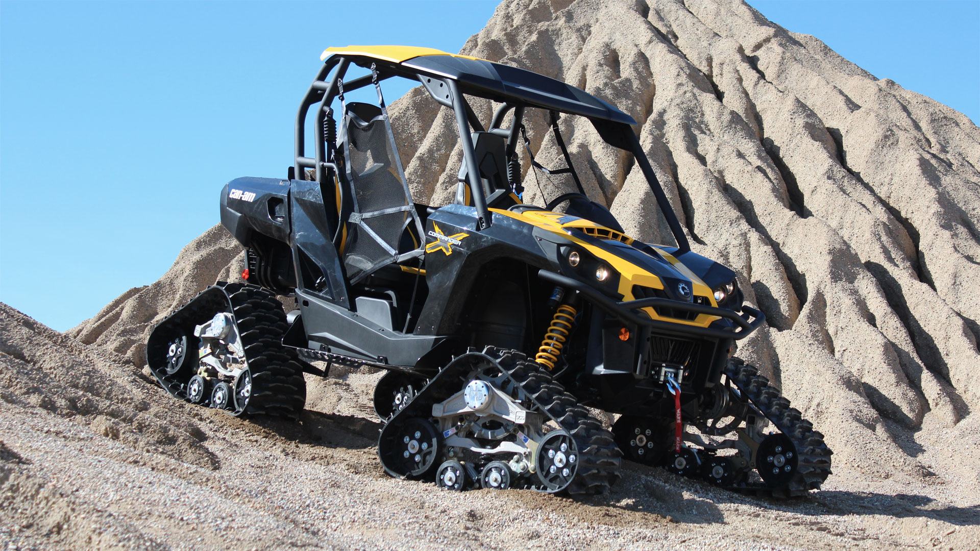 M3 Tracks on a Can-am Commander